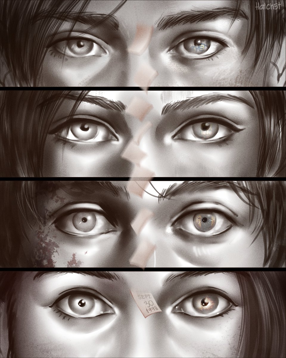 hatch5t's tweet photo. Four lives, One night. #ResidentEvilㅤ https://t.co/O0aRKAdSyD