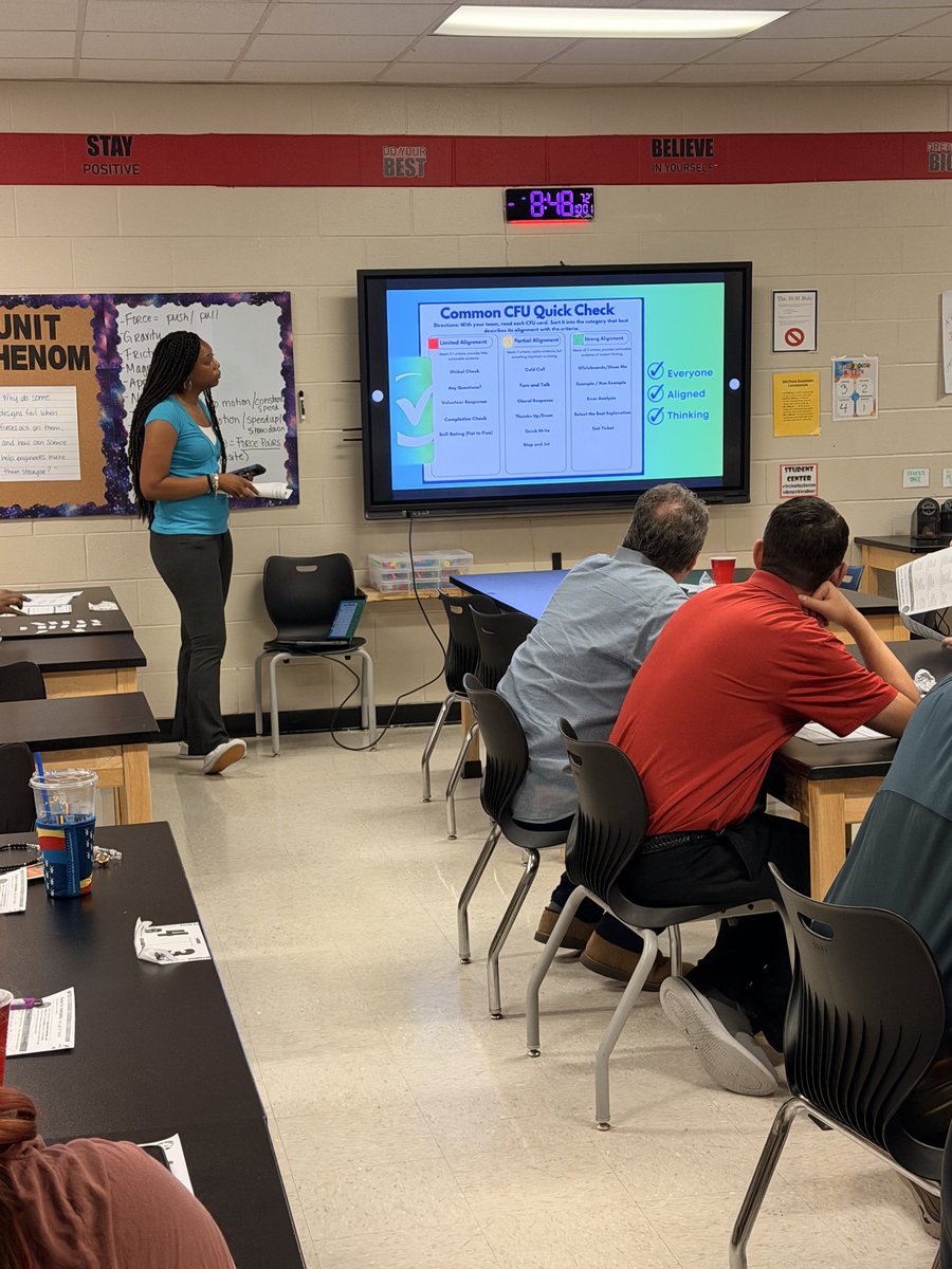 jokeeffeox's tweet photo. 🔥 Learning in action at WMS! Our teachers are ELEVATING their practice during today’s late-start PD on Checking for Understanding—creating stronger CFUs and using real-time feedback to adjust instruction and boost student learning! 🦁📚 @HumbleISD_WMS @HumbleISD https://t.co/GUCIKjemhB