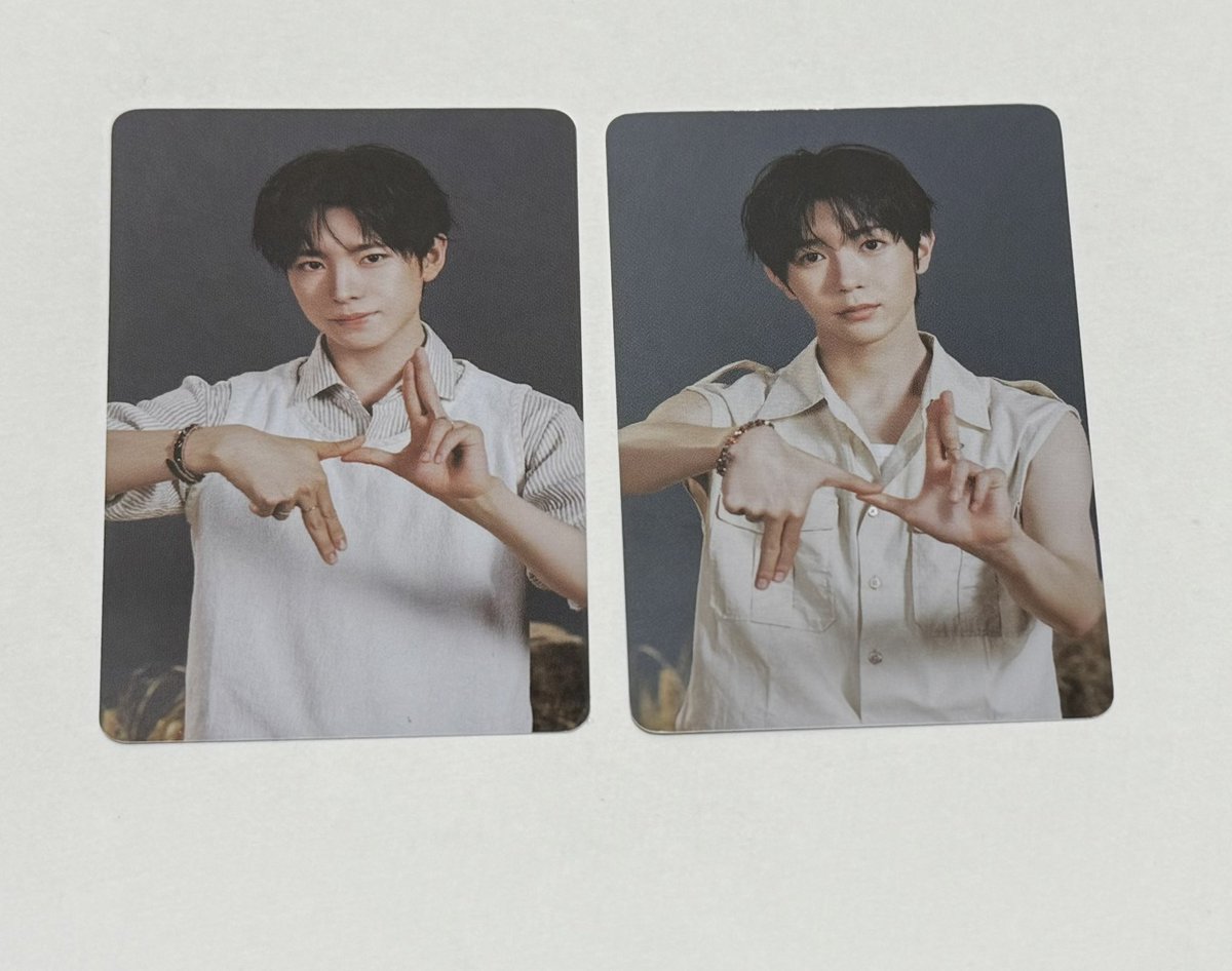hetima_max's tweet photo. NCT 10周年 展示会
NEO DIMENSION 入場特典 トレカ 交換

譲)ユウシ/リョウ

求)ヘチャン

郵送にて交換
リプ又はDMにてご連絡お願いいたします🙇‍♀️ https://t.co/BsGXk8uc9w