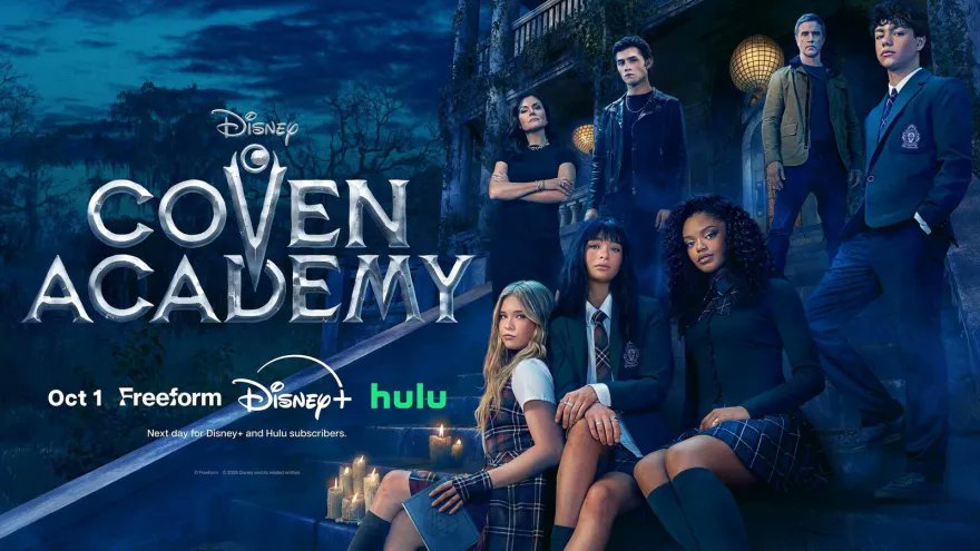 AxiomsEdge's tweet photo. #SciFiTVPremieres: #CovenAcademy premieres tonight at 8 PM EST on Freeform, with new episodes streaming the next day on Disney+ and Hulu.
https://t.co/19oxPzldX4 https://t.co/dU3hNVDtDd
