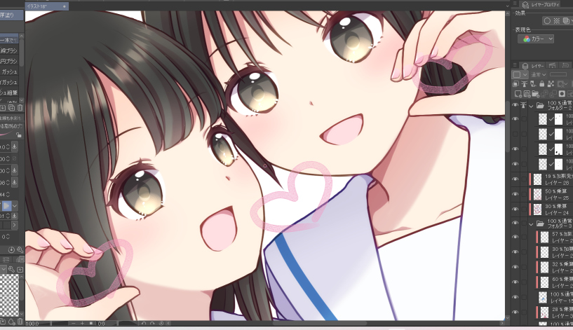 petit_flare's tweet photo. 制コミで出すグッズ用のイラスト描いてます！可愛くできそうです🥰ほっぺハート🫶 https://t.co/PyyCfXpfk7