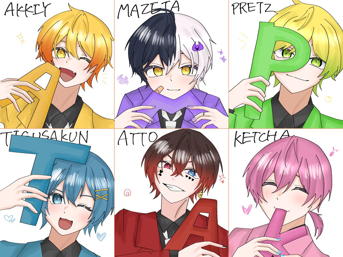 wqlxa9's tweet photo. 📣🌈 #アンプ絵 #アンプ4周年 #AMPTAK4周年 https://t.co/hy3aVyYiSp