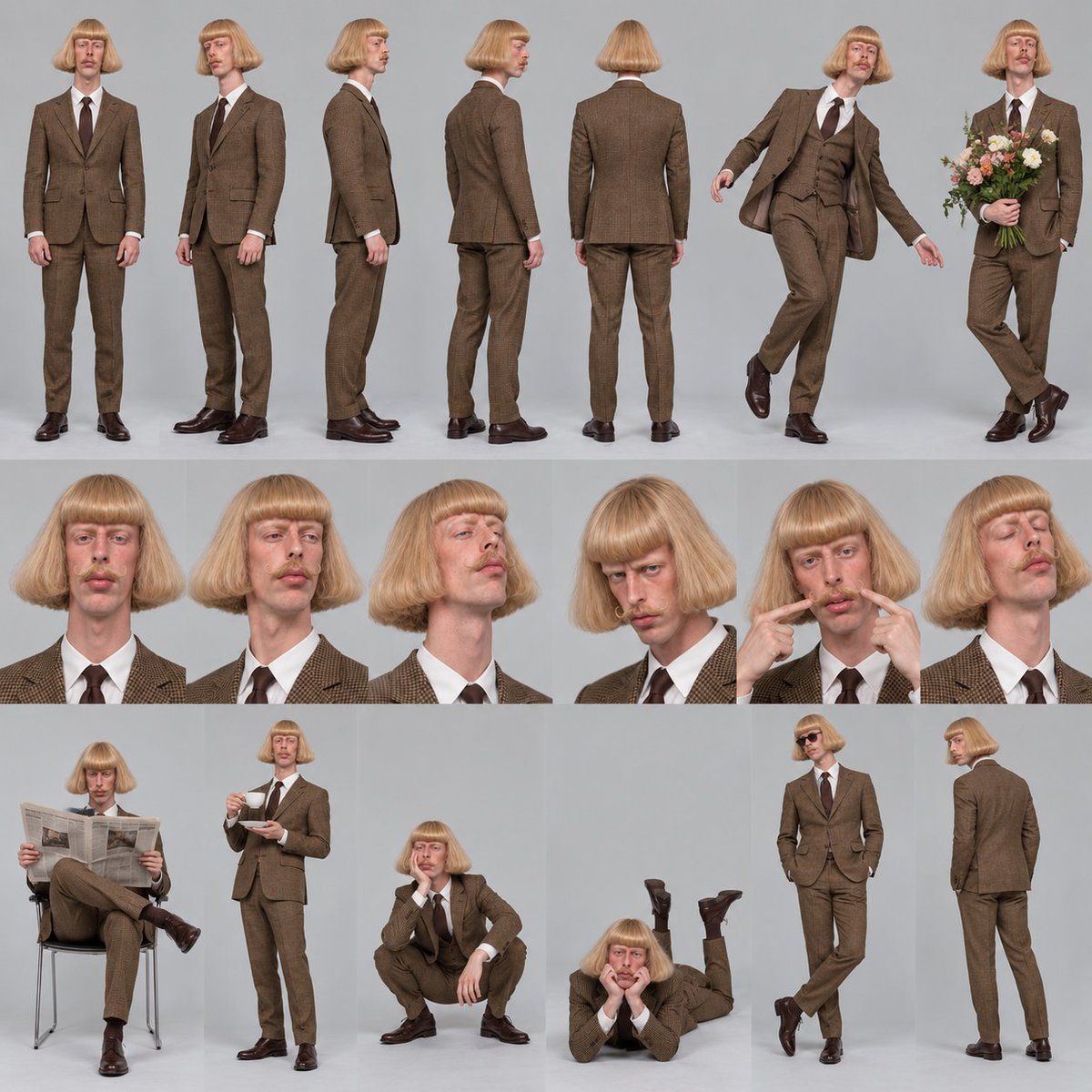 make_influencer's tweet photo. dead internet theory is getting real.

you can create an AI character with MakeInfluencer and grow it to 200k followers in a week.

don’t waste $299 on a course.

> realistic character sheet  
> swap into viral videos  
> do it all in one place