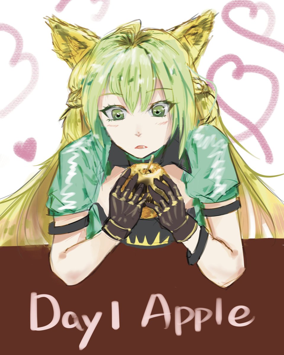 AWtistOCT's tweet photo. #Day1 #apple #fgo  #イラスト公開チャレンジ 
Inktober Challenge https://t.co/NNJOw7N1zC