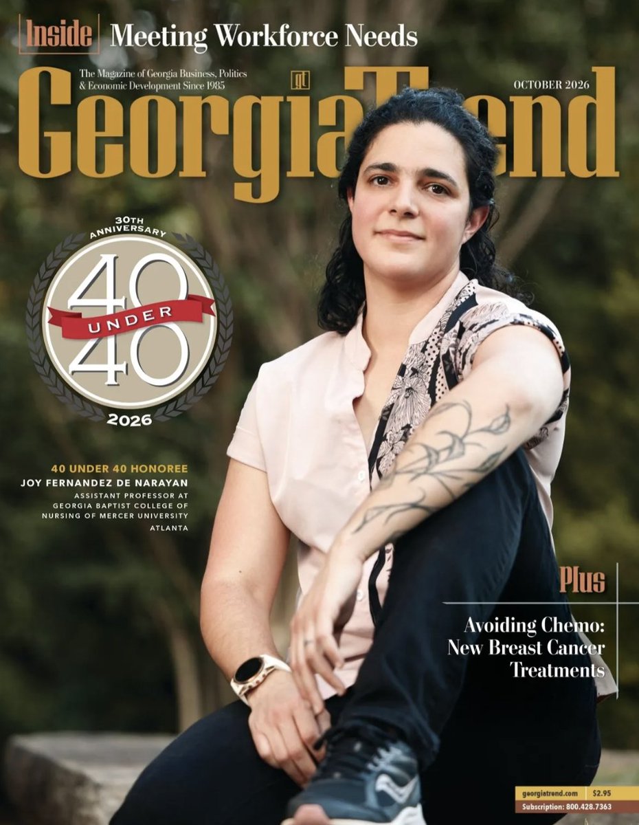 GeorgiaTrend's tweet photo. Out now: Georgia Trend’s October issue featuring the 30th anniversary of our 40 Under 40, plus so much more!

Digital issue: https://t.co/vzKR3Ffbh1 or online at https://t.co/rHFkNB78NU

#georgia #georgiatrend #georgiatrend40under40 #40under40 #georgiaeconomy #georgiabusiness https://t.co/591iG3aYOJ