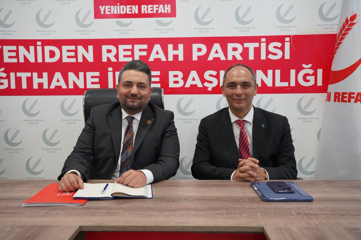 istyenidenrefah's tweet photo. DEVA Partisi İl Başkanı Ali Hakan Ağaoğlu ve beraberindeki heyet, İl Başkanımız Yunus Emre Taşcı’ya nezaket ziyaretinde bulundu.

Nazik ziyaretleri dolayısıyla Sayın Ali Hakan Ağaoğlu ve beraberindeki heyete teşekkür ederiz. https://t.co/w4BraKYDse