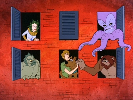 WendyLovesJesus's tweet photo. October 2, 1982: S3E2 of the #ScoobyDoo &amp; Scrappy Puppy Hour airs! 

There were three segments per episode this season. Today's episode included: 

"Catfish Burglar Caper"
"Movie Monster Menace"
"Mine Your Own Business"
#Scoobtober https://t.co/1pcwog9yWA