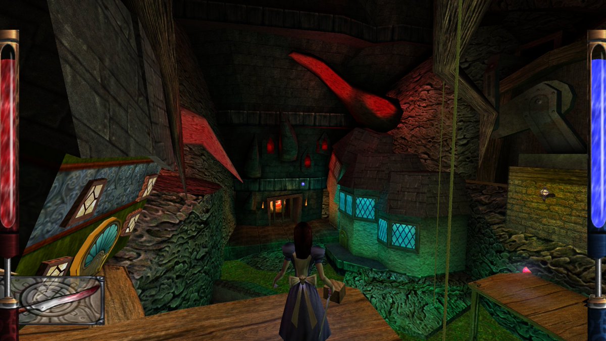 crqasd's tweet photo. ネット使えなかった間、American McGee's Alice やったけど良かった

現実逃避ばかりしてる自分には刺さるストーリーだった　アリスは頑張ったけど、私は... https://t.co/HMAWNBXMaX