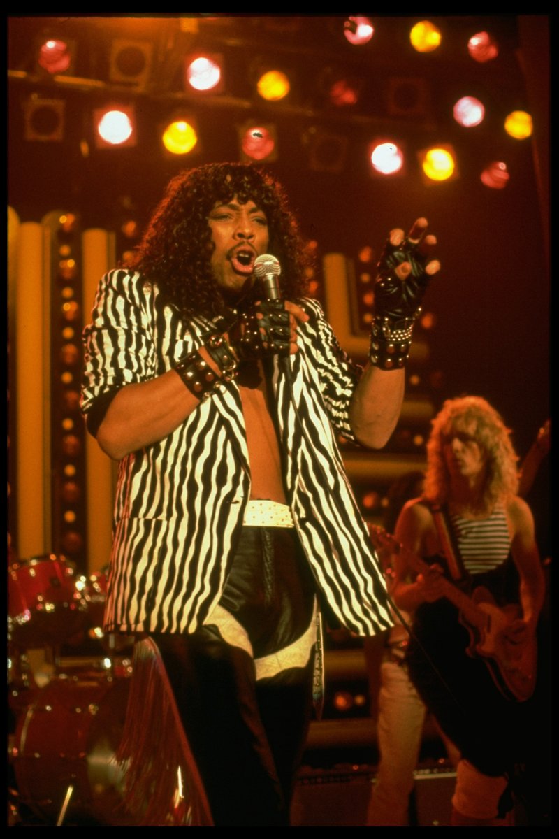 RickJames's tweet photo. A few iconic Rick James looks you can take inspiration from this Halloween 🎃 Who’s dressing up as the King of Punk Funk this year? Reply below.

Photos courtesy of Getty Images. https://t.co/5xI1vFgLzH