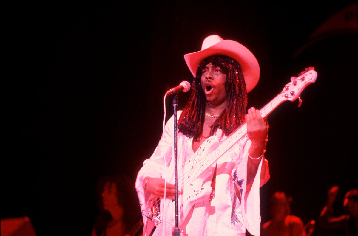 RickJames's tweet photo. A few iconic Rick James looks you can take inspiration from this Halloween 🎃 Who’s dressing up as the King of Punk Funk this year? Reply below.

Photos courtesy of Getty Images. https://t.co/5xI1vFgLzH