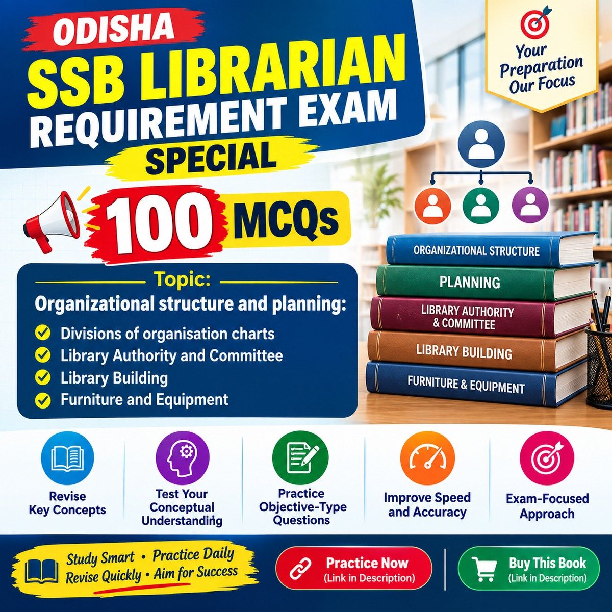 LIS_StudyPoint's tweet photo. 🎯 Odisha SSB Librarian Exam Special!

👉 Practice 100 MCQs Now: https://t.co/IEhO6zZs5l

📖 Recommended Books:
1️⃣ Odisha SSB Librarian Recruitment Express Revision https://t.co/LDCe2Fozd9   

2️⃣ SSB State Selection Board Librarian Recruitment Examination https://t.co/94YtXV1oNx https://t.co/txFJGQ0Dlu