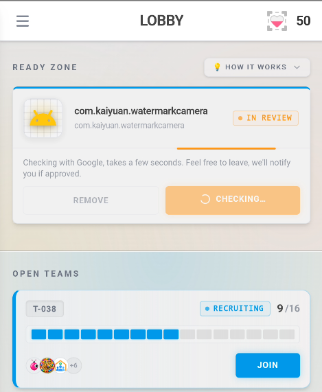 Zeroffffff's tweet photo. I used to see Google's 12 testers / 14 days rule as pure friction.

Then my own closed test started surfacing real problems:
• a tester kept failing because adding a Google Group needs a review
• another hit a group sync delay I'd never noticed

Fixed all three this week. https://t.co/buSbGW5c7U