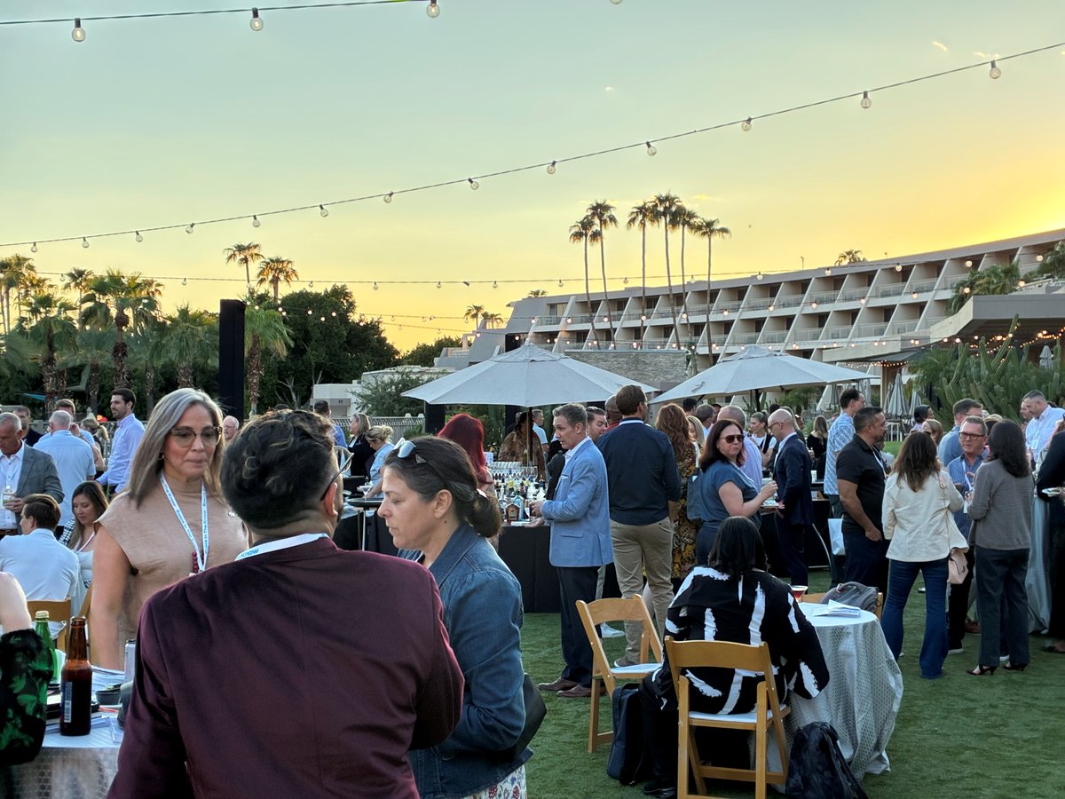 ExecsInTheKnow's tweet photo. What a great way to wrap up Day 1 of CRS Scottsdale!

Last night’s Welcome Reception was the perfect opportunity to unwind, catch up with old friends, and make new connections over great food and drinks.

A big thank-you to our partner @TransPerfect.

#CRSScottsdale #CRSMoments https://t.co/HcKJWNDPMz