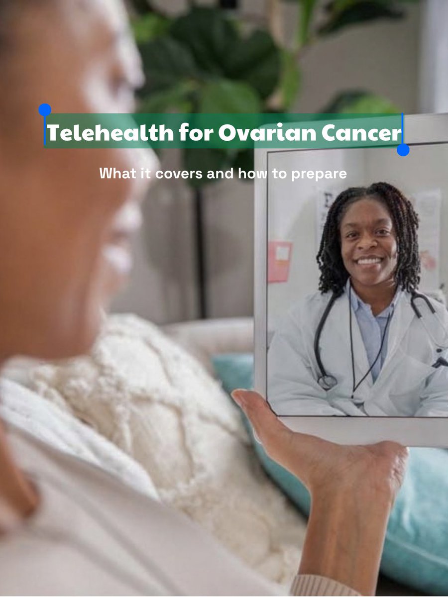 NotTheseOvaries's tweet photo. A 137-mile drive became a 17-mile one. What telehealth can (and can't) do for ovarian cancer patients, and how to prepare for your first virtual visit: https://t.co/Pa6sbb7Uod #OvarianCancer https://t.co/j1jplrfUgC