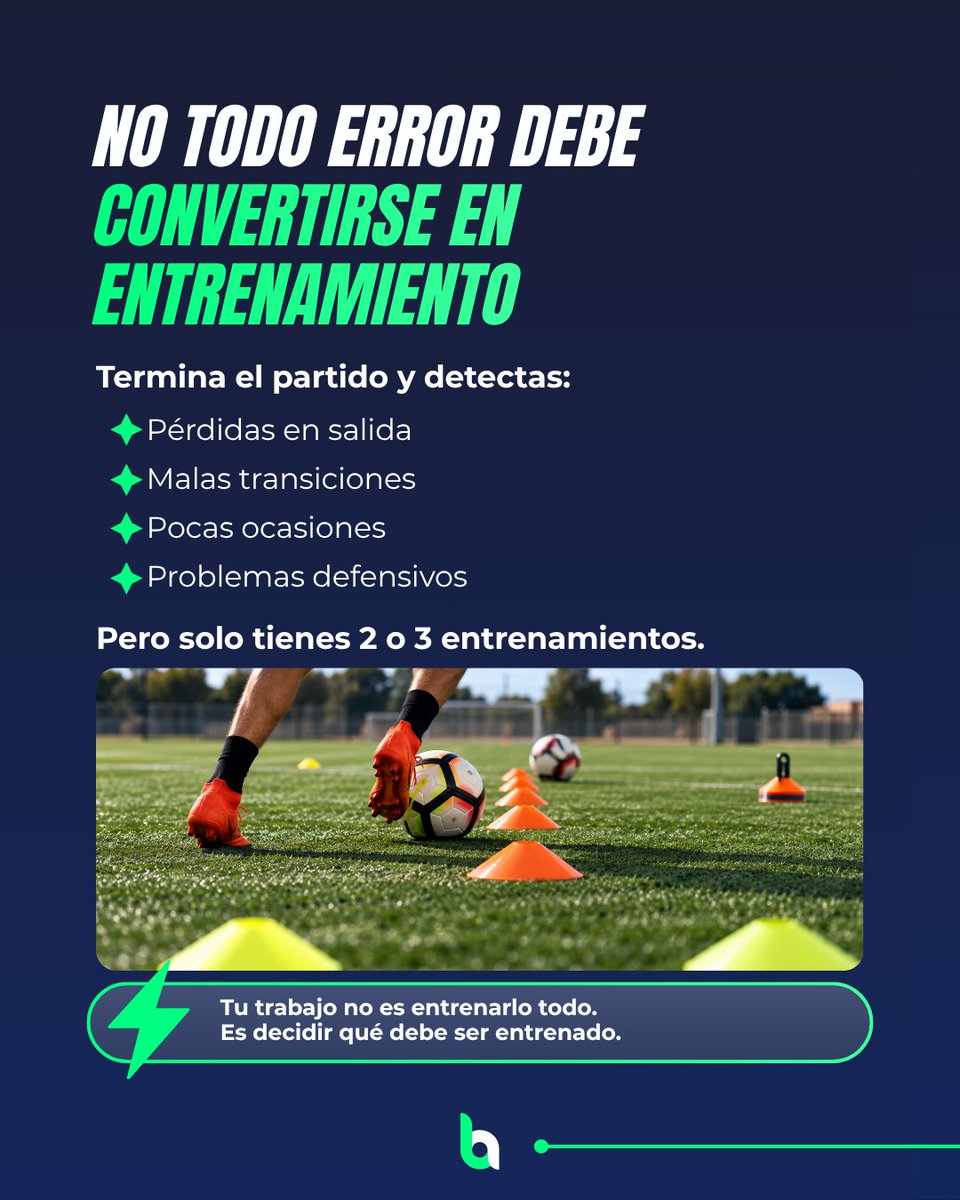 bcoachapp's tweet photo. ⚽ Tu equipo puede tener 10 problemas. Pero no puedes entrenarlos todos esta semana

PROBLEMA → CAUSA → OBJETIVO → ENTRENAMIENTO

🎁 Comenta “PRIORIDAD” y te enviaremos GRATIS el Desmarque completo

#bcoach #FútbolBase #EntrenadorDeFútbol https://t.co/2yUHCGSwzu