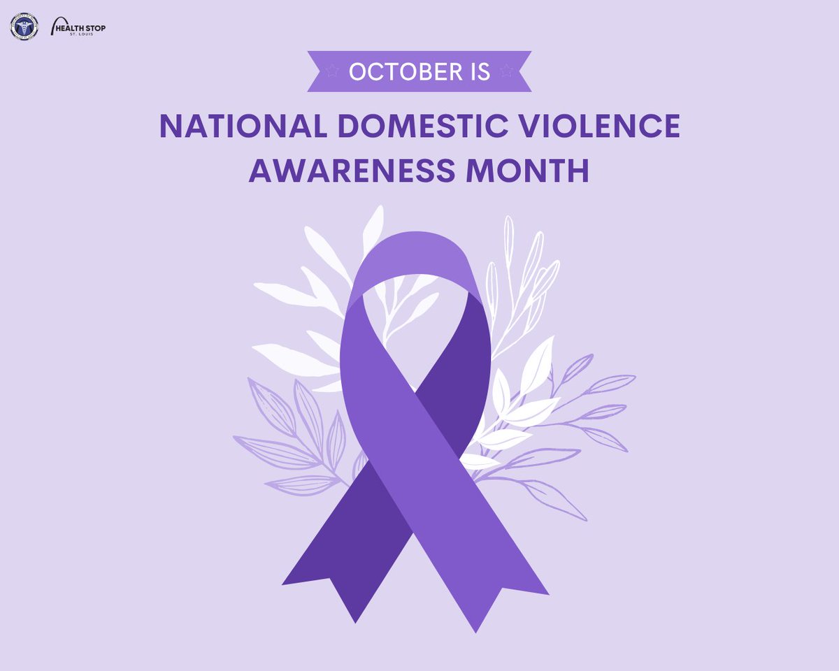 HealthStopSTL's tweet photo. October is #DomesticViolenceAwarenessMonth. 💜 Everyone deserves relationships rooted in safety, respect, and trust. Learn the signs, support survivors, and help create a community where everyone can feel safe. #DVAM #PublicHealth https://t.co/eetPR5ZDtV