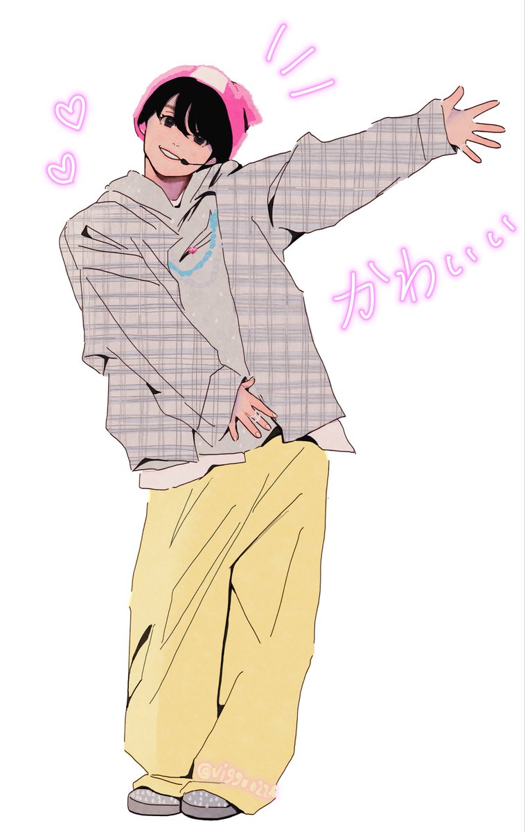 viggo0226's tweet photo. 当時、猫耳のかわいいさっくんに衝撃を受けて、勢いのまま描いたやつ^. ̫ .^ ̳♡⃛ https://t.co/OU2hWlvXqK