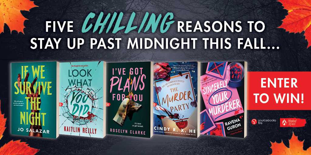 KirkusReviews's tweet photo. Enter to Win a Fall Midnight Reads Book Bundle from @Sourcebooks.

Enter here: https://t.co/gYDDnM7l0v

#giveaway #sponsored https://t.co/4Hnao2Vxw0