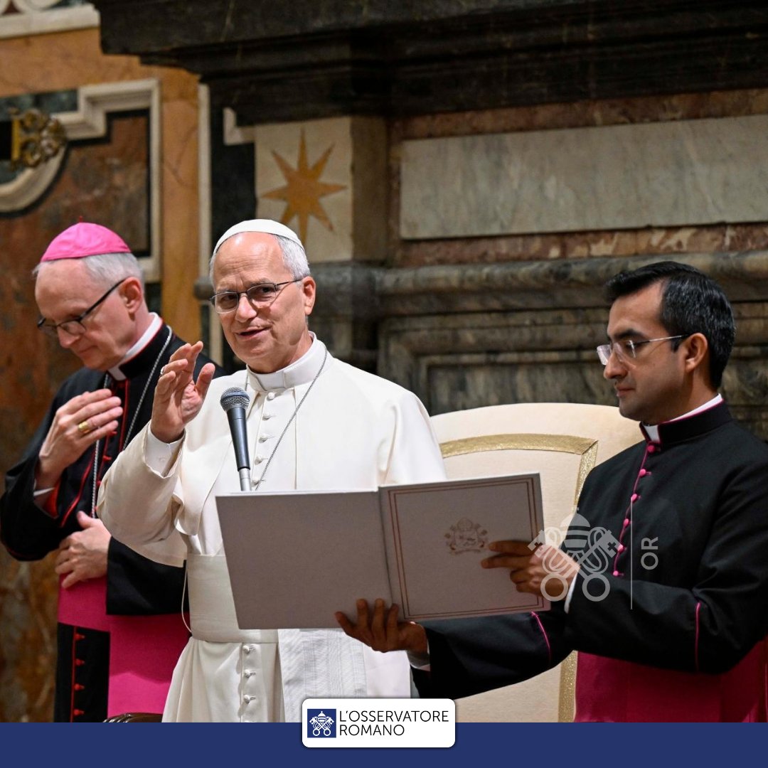 oss_romano's tweet photo. #PapaLeoneXIV #LeoneXIV 
Alla cultura dello scarto si può opporre con profitto quella della cura
Il Pontefice a una delegazione del Gruppo Hera
https://t.co/OVbR8cKr18 https://t.co/EqmAVTBhcG