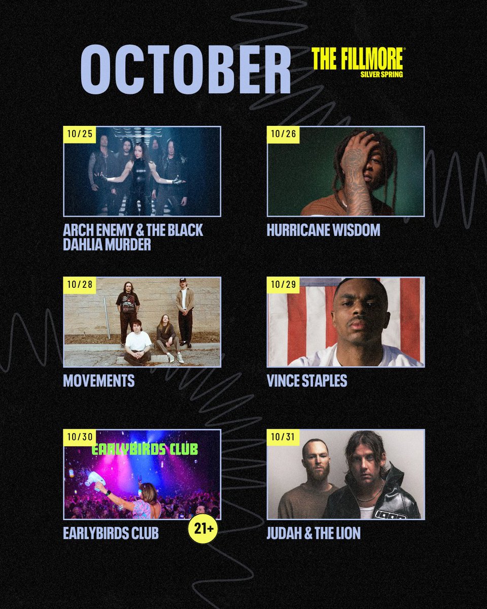 FillmoreSS's tweet photo. Clear your October calendar…

🎫 👉 https://t.co/a7ArZFXJnO https://t.co/2hxfVdEJjn