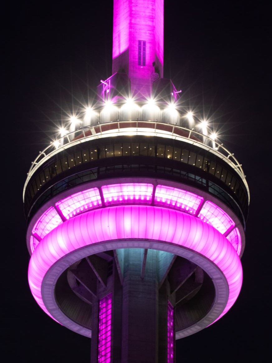 TourCNTower's tweet photo. Tonight the #CNTower will be lit pink for Canadian Cancer Society’s Run for the Cure

Ce soir, la #TourCN sera illuminée en rose pour la Course à la vie de la Société canadienne du cancer https://t.co/I4s5wW3dj7