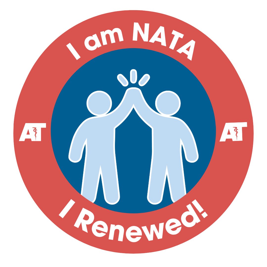 SCATCs's tweet photo. The NATA 2027 Renewal Campaign starts today! Download your sticker and add it to your profile and email! Be sure to tag the NATA and SCATA in your post! 
I am connected. I am informed. I am represented. I am home. 
I am NATA. 💙
Renew your membership today
https://t.co/LM2s6zwc3J https://t.co/2vOYQpPvAq