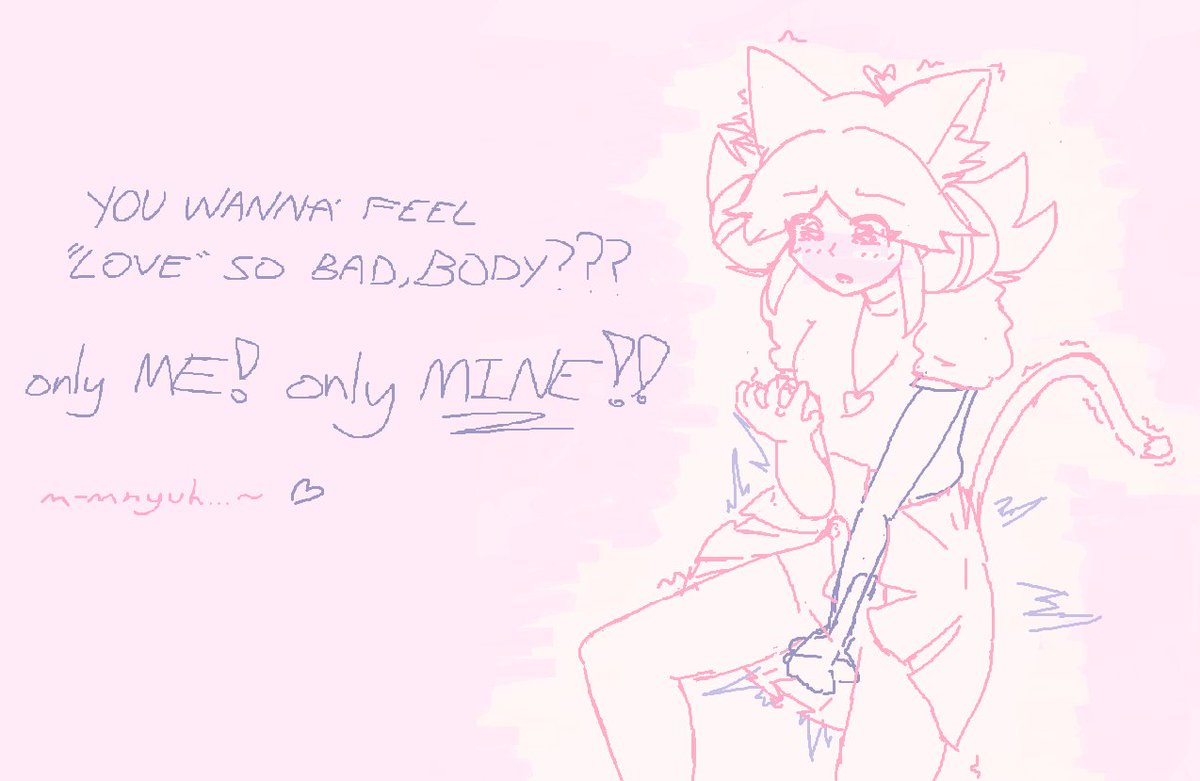 nympho_mutt's tweet photo. selfcest practice ft pink / mew4mew https://t.co/o938iUAlUw