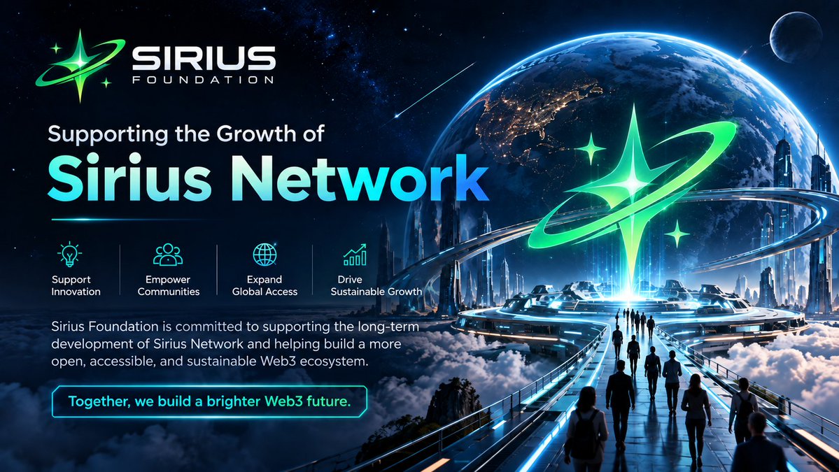 Sirius_FDN's tweet photo. Sirius Foundation is committed to supporting the long term development of Sirius Network and helping build a more open accessible and sustainable Web3 ecosystem

Together we support innovation community participation and the continued growth of the Sirius ecosystem

@Sirius_SRT

#SiriusFoundation #SiriusNetwork #Web3 #Blockchain