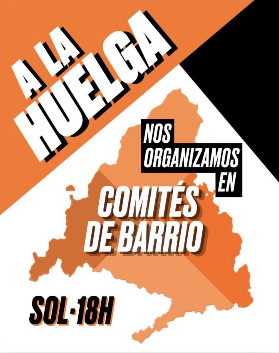 carlosbardem's tweet photo. DIFUNDE: La acampada de Sol empieza a organizar la huelga general esta tarde a las 18:00
Convocan para construir comités de barrio
La acampada de Sol ha aprobado esta mañana por unanimidad la creación de “comités de barrio” con el objetivo de una huelga general por la vivienda. https://t.co/jZESTh21Dp