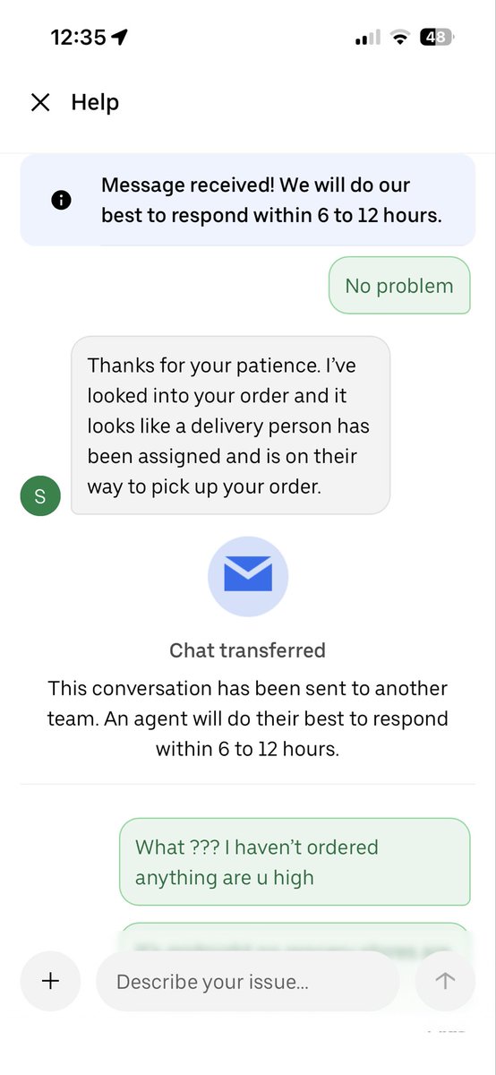 madskittyx1's tweet photo. @UberEats 
Y’all be smoking tht good good? 😮‍💨🥴 https://t.co/8wFei5lzB4