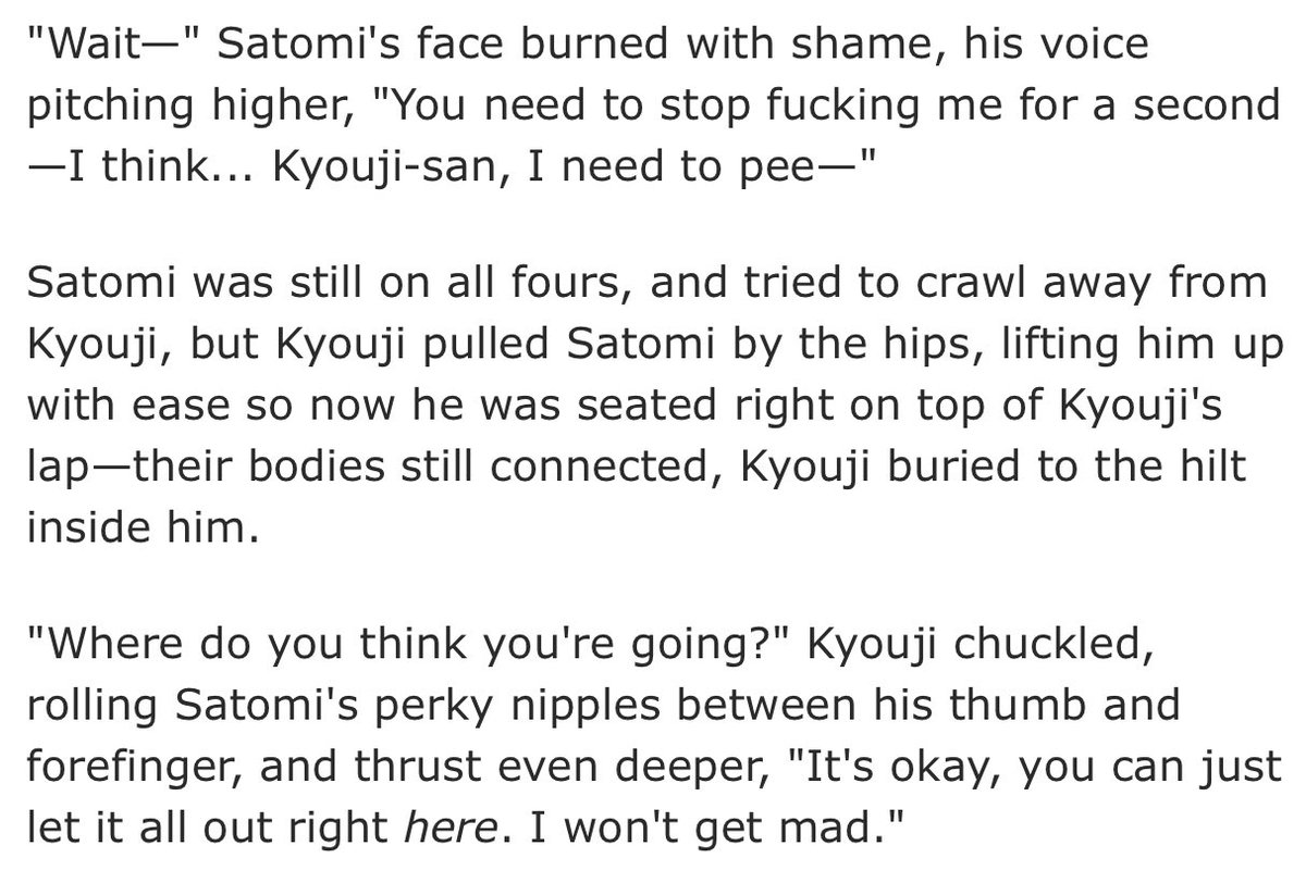 LavaLamp7777's tweet photo. Okay. Iβm finally posting my first kinktober entry π kinda nervous, but I hope it reads well despite my crazed non-stop writing for an entire month π
Prompts: Bratting, Watersports, Deepthroating, Public (oral) sex
https://t.co/V9oraUqkc5
#ηθͺ #kyosato #kyst #kinktober2026 https://t.co/B1jayoWXLp