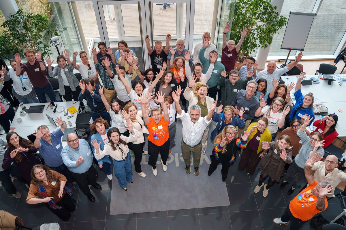 CodeWeekEU's tweet photo. 💙 Looking back at last week in Brussels… we wish we could do it all over again!

A huge thank you again to everyone who joined us in Brussels, and to Cisco for hosting us.

(https://t.co/iWod8181C1)

#EUCodeWeek #CodeWeek #Code4Europe #DigitalSkills #Coding #Education https://t.co/FU3lJuNhao