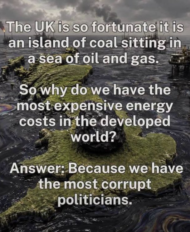 Neccccy's tweet photo. If we had a proper Government that had foresight and actually cared for its people and wanted the UK to flourish we could be the envy of the world.

Instead we have a backwards thinking Government whose only plan is to take every penny it can off its citizens https://t.co/14DIiaxfD5