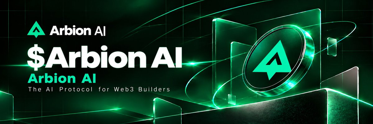 Arbion_AI's tweet photo. Arbion AI | The AI Protocol for Web3 Builders.

Arbion AI is building an AI-powered protocol designed to empower Web3 builders with smarter tools, intelligent automation, and scalable infrastructure. 
https://t.co/T2erWvcSWF
From development to on-chain innovation, Arbion AI brings AI and blockchain together to help builders turn ideas into the next generation of decentralized applications. https://t.co/LWciJgacqM

Build smarter. Build on-chain. Build with Arbion AI.