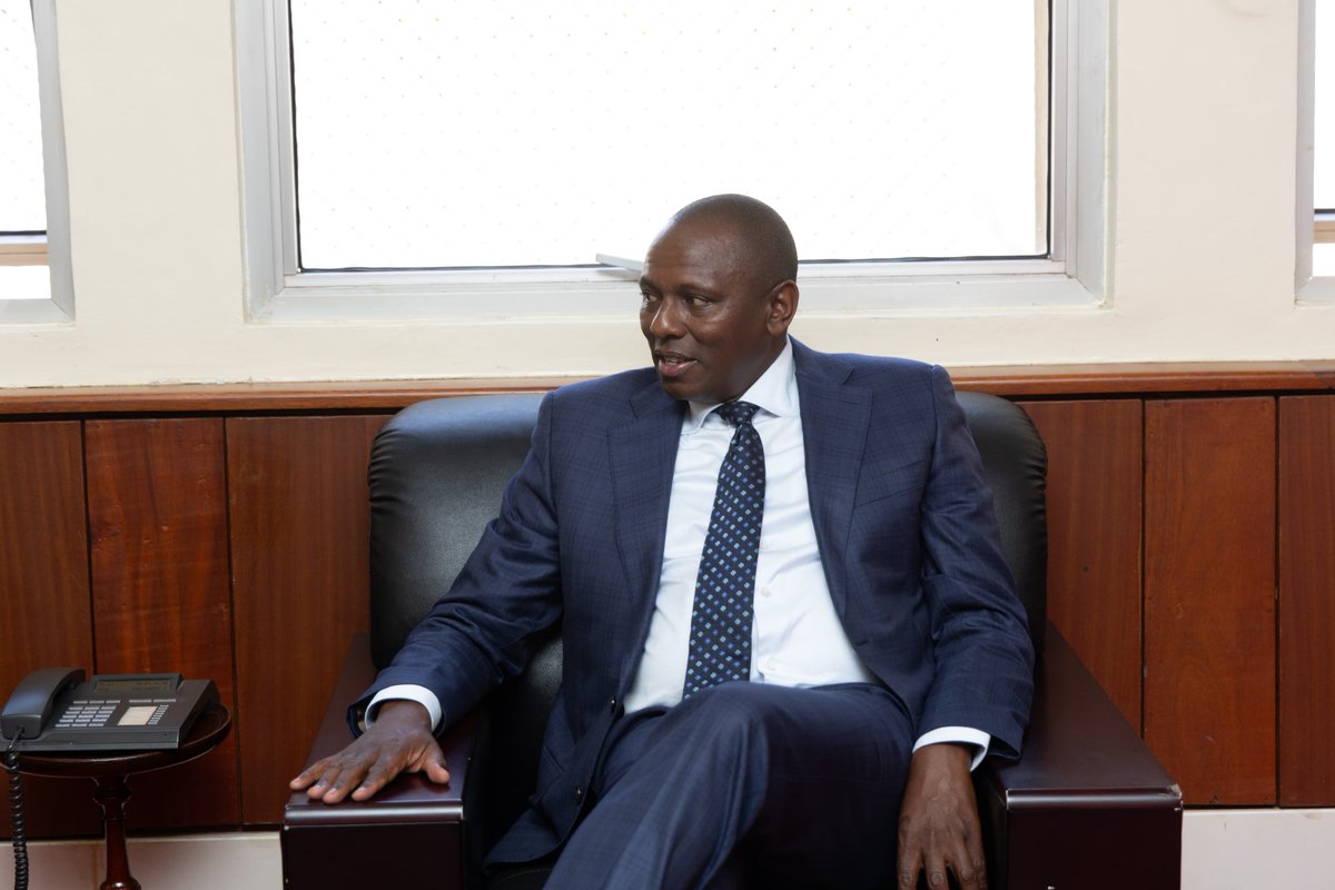 KIMANIICHUNGWAH's tweet photo. Received the British High Commissioner to Kenya, H.E. Matt Baugh, for a courtesy call.

We discussed the deepening of Kenya–UK relations and strengthening bilateral cooperation in areas of mutual interest. Kenya and the United Kingdom enjoy cordial and longstanding ties, and we remain committed to further strengthening this partnership for the mutual benefit of our peoples.

We look forward to continued engagement and closer cooperation.