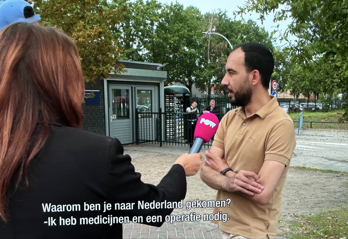 roeldeno's tweet photo. #powned in Ter Apel. Algerijn die hier is voor ‘medicijnen en operatie’ . We zijn gek https://t.co/p6kyoSZPA1