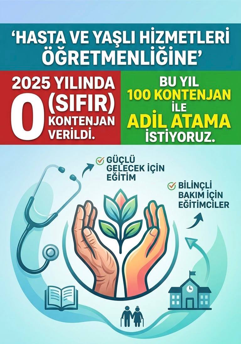 therapyofphysic's tweet photo. @tcmeb Sayın Bakanım, toplum hızla yaşlanırken kaliteli hasta ve yaşlı bakımına ihtiyaç her geçen gün artıyor. Geleceğin sağlık personellerini yetiştirmek için Hasta ve Yaşlı Hizmetleri Öğretmenliği adil bir kontenjan istiyor. @tcmeb @Yusuf__Tekin @mebpgm https://t.co/bfrpsxaoRl