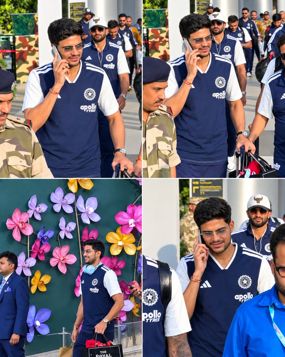 heartbeat_Shub's tweet photo. Shubman Gill arrives at Chandigarh Airport for 3rd ODI. ❤️🔥 https://t.co/JKt4xJSVf2