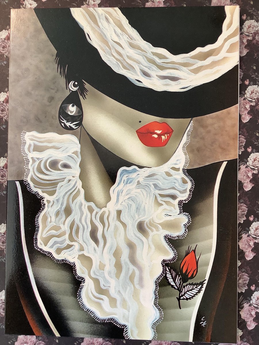 WatsonsVintage's tweet photo. NEW LISTING and Only 3 Available! Extremely RARE 1980s Vintage Athena Blank Greetings Card - Stunning 80s Lady Design 'Daphne' by Artist, Celia Margaret - Keep, Send or Frame https://t.co/L6wZjRgfFx via @Etsy #VintageCards #GreetingsCards #AthenaCards #80sArt #CeliaMargaret  #80sFan