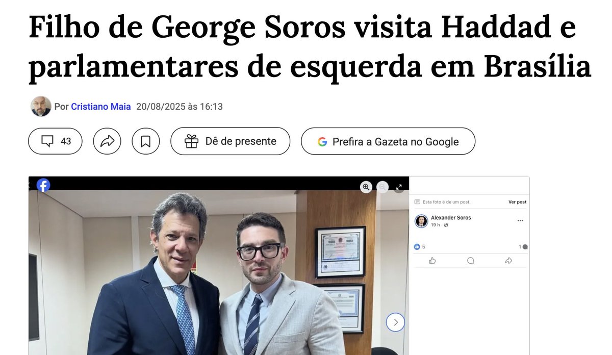 mendlowicz's tweet photo. Quer falar sobre interferência estrangeira no Brasil? https://t.co/KutGZho2aa