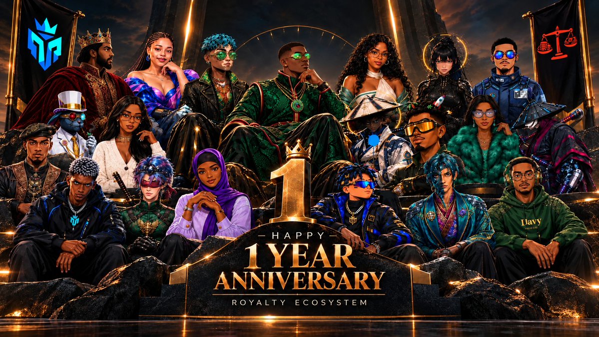 GodFactorID's tweet photo. Happy 1 Year Anniversary, @ROYALTYECOSYTEM

The era of intimidation and oppression is over

Africa is ours, and we must protect it

Today marks the beginning of a new dimension

Our goal is to tackle the immediate problems rampaging African creators, jobbers, and builders

To close the gap in informal hiring through unstructured chats that lack accountability and oversight, ultimately making it harder to define, track, and hit KPIs

To bridge the localized disconnect created by cultural barriers

@ROYALTYECOSYTEM  is an agency focused on Web3 Marketing, Web3 Advertising, and Web3 Hiring

These are the pioneers: a team of 20 passionate, resilient creators and builders, all from Africa

We believe we can create the reality we seek if we are willing to work together, support one another, and build with intention

Today, we celebrate 365 days of consistent building, delivery, resilience, and belief

Join us today at 7PM WAT on Space as we celebrate this milestone and look ahead to what comes next

All genuine creators and builders are welcome to mint our first 2,500 unique NFTs

And to be clear, Royalty Ecosystem is open to all Web3 enthusiasts and experts from every region

This is bigger than one team

This is about building stronger systems, creating better opportunities, and proving what is possible when African builders come together.

Happy Anniversary, Royalty Ecosystem Believers

365 days down
The next dimension begins today

Space Link in CS👇