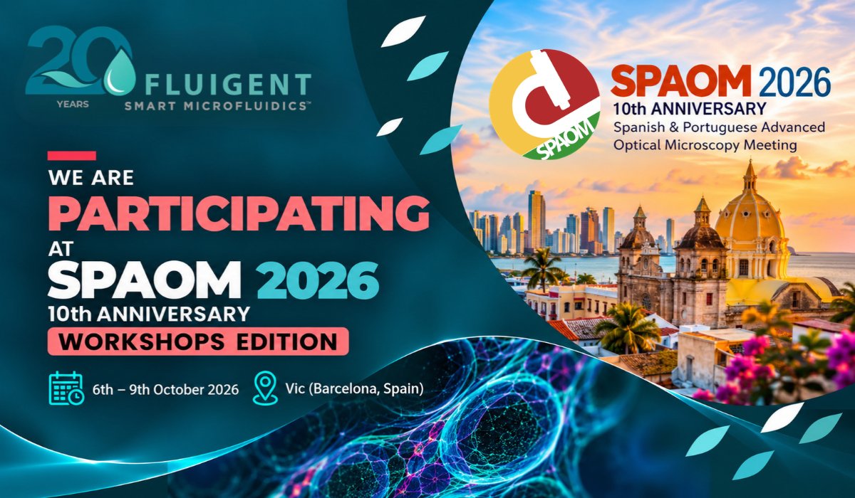Fluigent's tweet photo. 🔬 Fluigent will be at #SPAOM2026!

📅 Oct 6–9, 2026
📍 Vic, Barcelona, Spain

Meet our team and discover how Fluigent’s smart microfluidic solutions can support advanced microscopy, bioimaging, and life science workflows. 💧

See you there! 🚀

#Microfluidics #Microscopy https://t.co/EORyuUCX0X