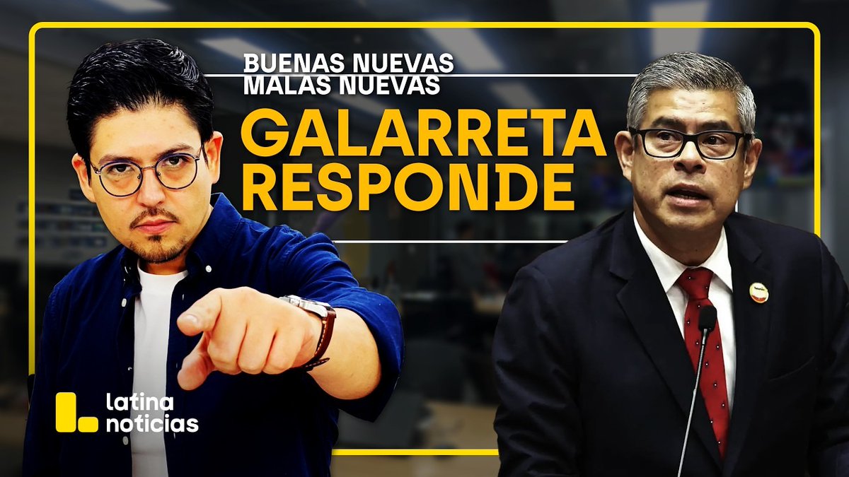 Latina_Noticias's tweet photo. #ENVIVO 🟡 Premier Galarreta responde en vivo | Buenas nuevas, malas nuevas

Mira la transmisión aquí ➡️ https://t.co/ygRHJvJdkZ

💻📲 Suscríbete a nuestro canal de YouTube. https://t.co/QSFUOMVENo