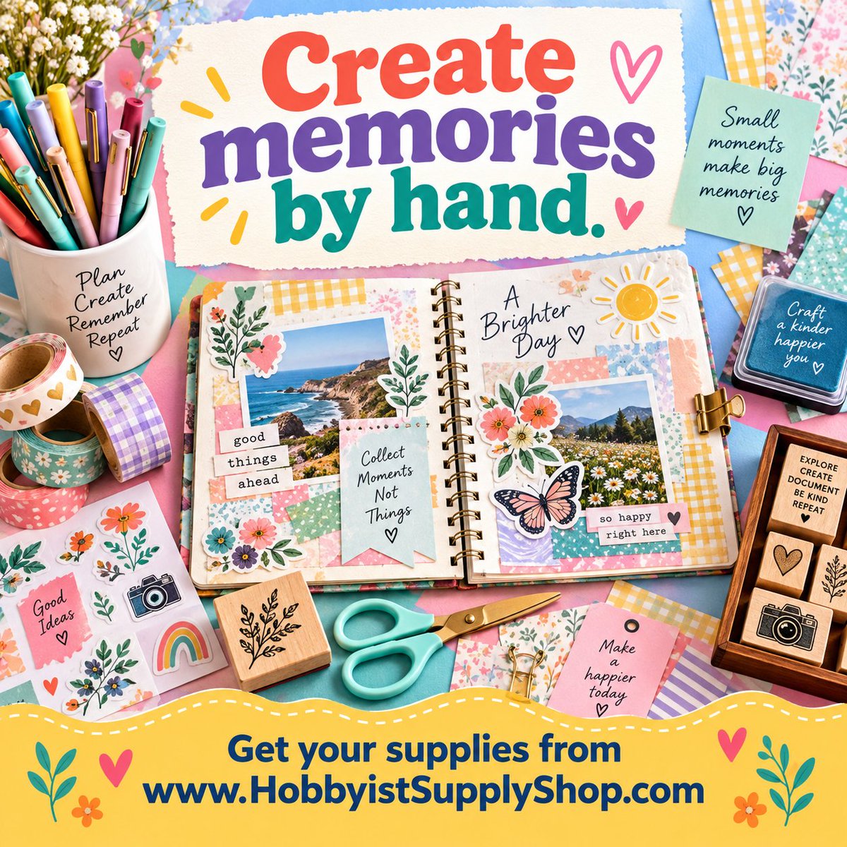 HobbyistSupply's tweet photo. Get your supplies from๐https://t.co/9sbuhXvqId ๐
#CreativeHobbies #NewHobby #BeginnerCrafts #MakersGonnaMake #LearnSomethingNew #ScreenFreeActivities #DigitalDetox #Crafting #DIYProjects #MakeSomething #HobbyistSupplyShop #CreateMemories #VacationMemories https://t.co/J42ROUnwsk