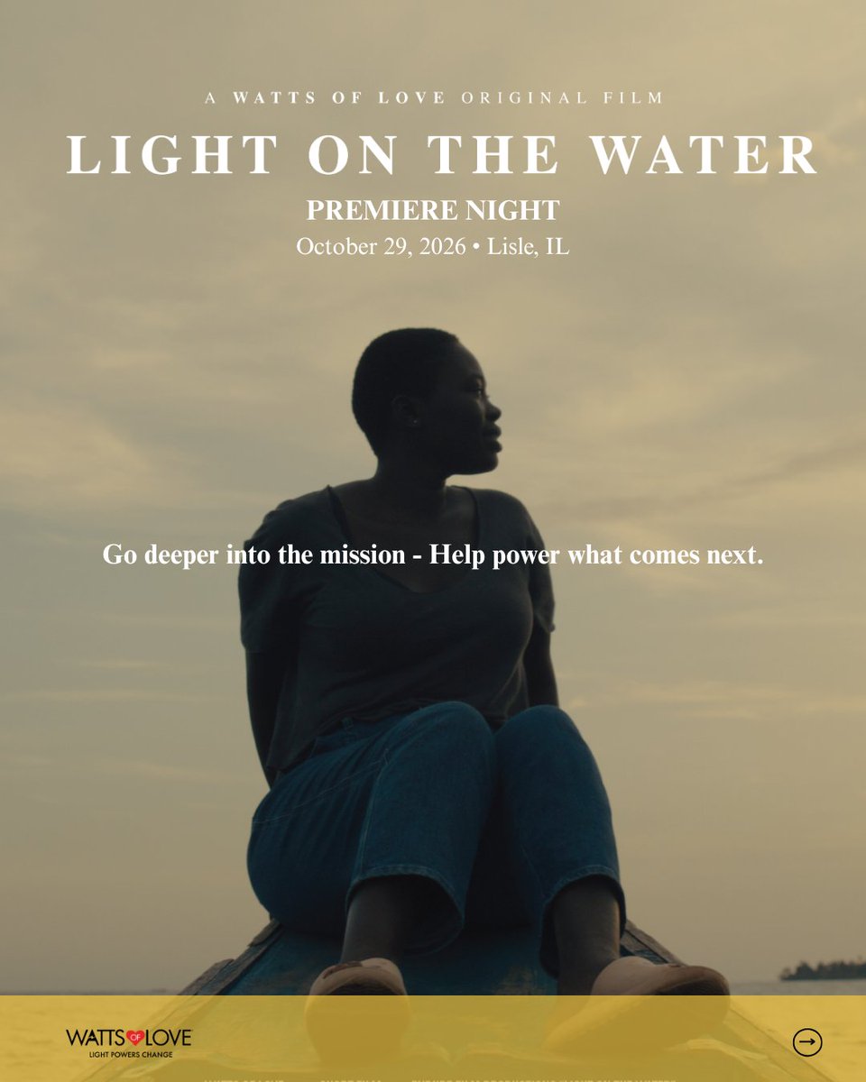 WattsofLove's tweet photo. Join Watts of Love for the premiere of Light on the Water.
October 29, 2026 | Lisle, Illinois

Reserve your seats today https://t.co/atioM10adN https://t.co/tdXBmD5VWI