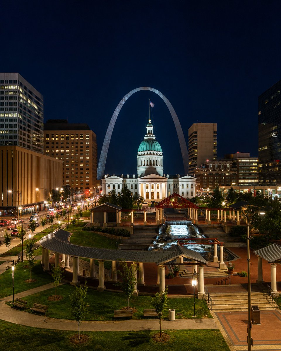 discrock's tweet photo. Where the city shines brighter after dark. ✨
#StLouis #GatewayArch #NightView #CityLights #UrbanBeauty #TravelUSA #ExploreAmerica #USAtravel #TravelInspiration #Cityscape #TripOn #TripOnUS #Tripononline #TriponlineUS #triponline https://t.co/42otuW9rp8