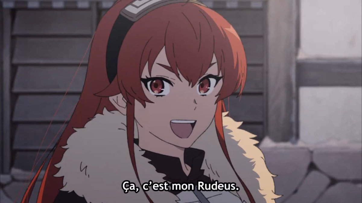 SelmaClaudel's tweet photo. Mushoku Tensei Season 3 Episode 14 ✅

Un épisode vraiment pas terrible pour conclure la partie 1 de cette troisième saison. Rudeus sait désormais ce qu’a vécu son alter égo du futur. Son but sera d’empêcher les mêmes erreurs et il décide d’en parler partiellement à Sylphie et Roxy. C’est drôle de voir que Sylphie semble avoir des craintes concernant Shizuka. Heureusement, Rudeus lui dit que sa future femme sera Eris. Rudeus se pose une tonne de questions et Sylphie le rassure. Il pose même une question étrange à Roxy en espérant qu’elle vive longtemps. Sylphie a trouvé Rudeus étrange et Roxy la rassure. Rudeus pense à ses trois objectifs et se souvient avoir aimé Eris. Il compte la contacter après en avoir parlé avec Sylphie et Roxy. Il se souvient que Aisha fut restée fidèle, malgré qu’il soit devenu la pire des ordures. Une fois à table, Rudeus compte rester irréprochable pour rendre hommage à leur bienveillance. Finalement, vient enfin le moment de sa discussion avec Sylphie et Roxy. Les deux savent qu’ils cachent un truc et Rudeus leur dit tout, sans forcément entrer dans les détails. Direct, il leur dit que quelqu’un leur veut du mal, mais Roxy le rassure et protègera sa famille en son absence. Et elle ne compte pas rester les bras croisés pendant qu’il se mettra en danger. Rudeus leur parle de prendre und troisième femme et Sylphie s’énerve et pensant direct à Shizuka. 🤣

Sylphie ne veut pas qu’il redevienne celui qu’il était avant. Rudeus repense à Eris qui s’est entraînée pour lui durant des années et qui a connu le désespoir comme lui. Sylphie à des doutes et à peur qu’elle blessé de nouveau Rudeus. Roxy est la plus mesurée et ne compte pas prendre de jugement tant qu’elle ne l’a pas rencontrée. Et c’est pareil pour Rudeus. Et si Sylphie s’y oppose, alors elle s’y opposera aussi. Rudeus fera un rêve et sera face à Homodeus. Ce dernier sait pour Oldeus, mais Rudeus calme le jeu. Homodeus souhaite que Rudeus s’en prenne directement à Orsted. Car il sait que ce dernier et un des enfant de Rudeus aura sa peau. Homodeus explique pourquoi il s’en est pris à Roxy et c’est parce que la vie qu’elle avait en elle était vulnérable. Il laissera Rudeus tranquille s’il tue Orsted. Rudeus se réveille en sursaut et apprend à ses femmes qu’il va devoir tuer quelqu’un. Il termine sa mettre et on retrouve Eris. Nina apprend à Eris les exploits de Rudeus et elle est contente. Isolte est également là et c’est à ce moment là que Eris reçoit une lettre. La pauvre Eris à du mal à la lire et Isolte la lit pour elle. Le passage le plus intéressant est celui où il dit qu’il va défier Orsted. Eris sourit et compte bien évidemment se dépêcher pour ne pas le louper. Et cette premiere partie se termine sous ces mots. 😅 #MushokuTensei3 #Isekai #Magie #Démons