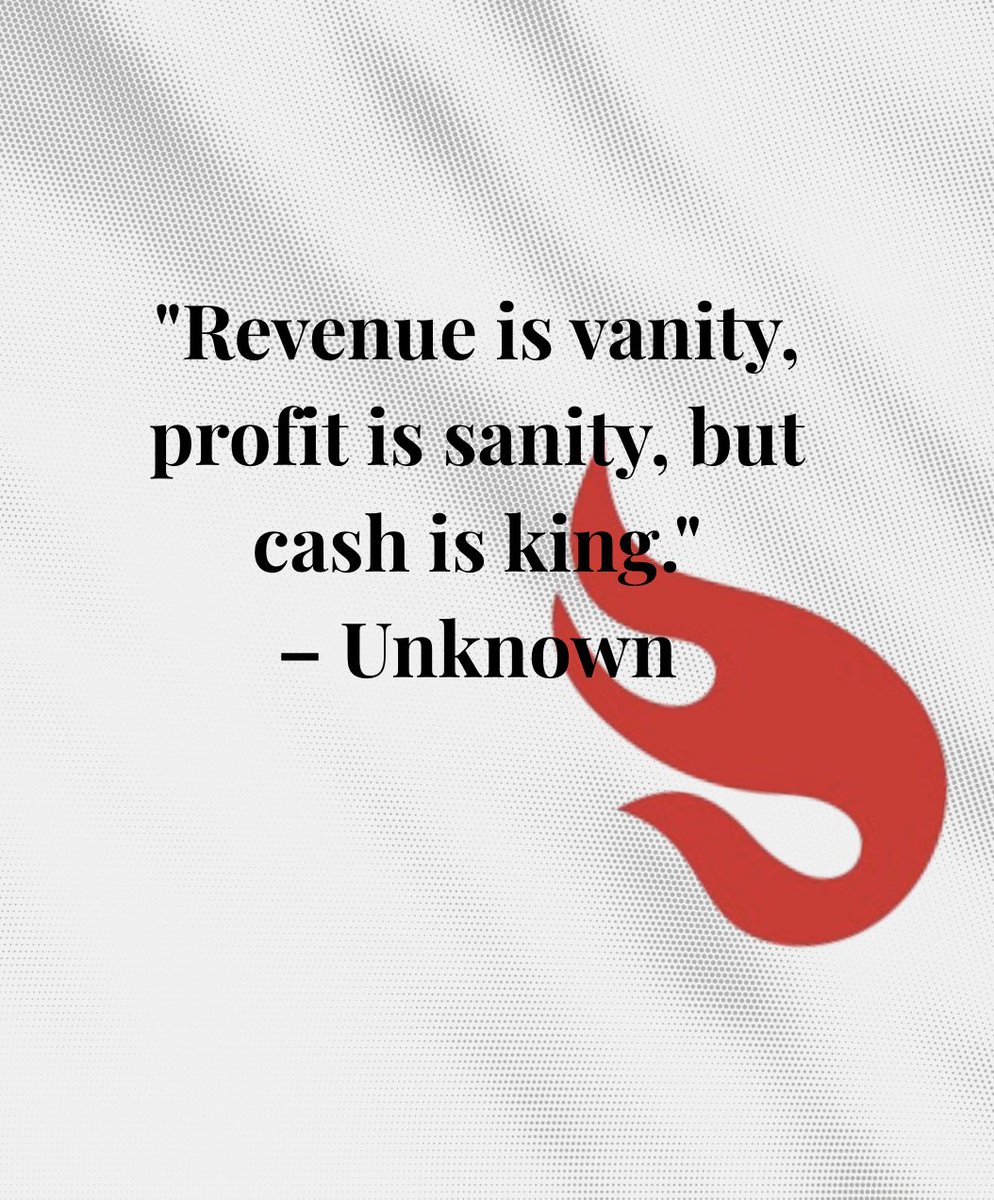 StartupNation's tweet photo. Revenue, profit and cash. #startups #entrepreneurs #startupnation https://t.co/3N2haqHayJ