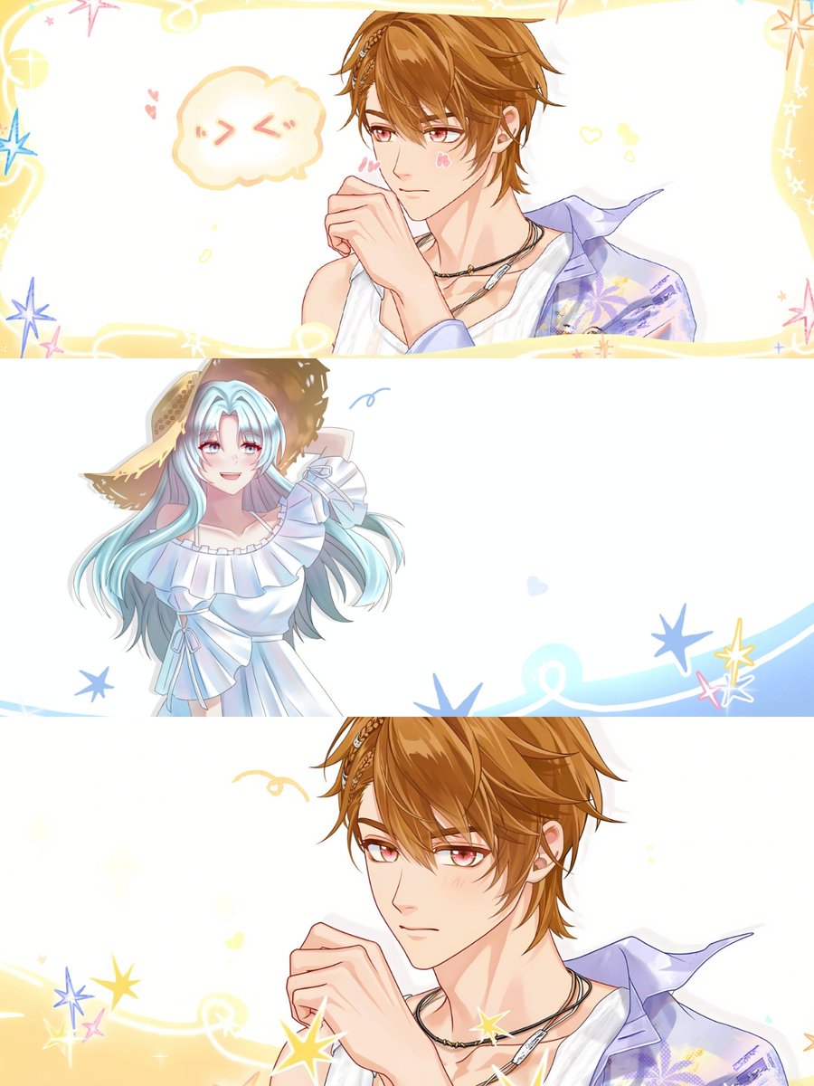 xiayanss's tweet photo. "Luke!! The sky is beautiful!˃ 𖥦 ˂"
"Yes, she is..."
#LukeAzure
#XiaWei
Azure art by @Nvtaa8 https://t.co/BRbHvlGuBu