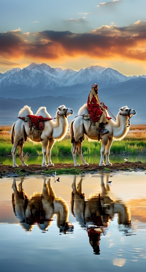 davidclar_289's tweet photo. Just found a cute camel carrying a small pan on the way to a fair in the old Hungarian town—so full of quirky charm!， https://t.co/TFvoDNM9NI